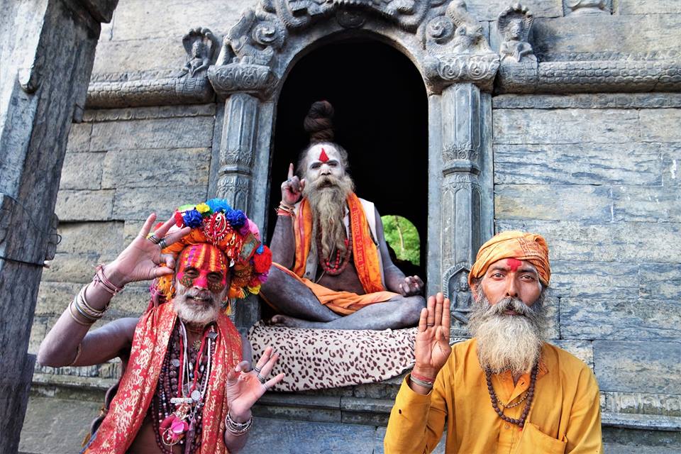 Hombres Santos, valle de Katmandú guía de viaje
