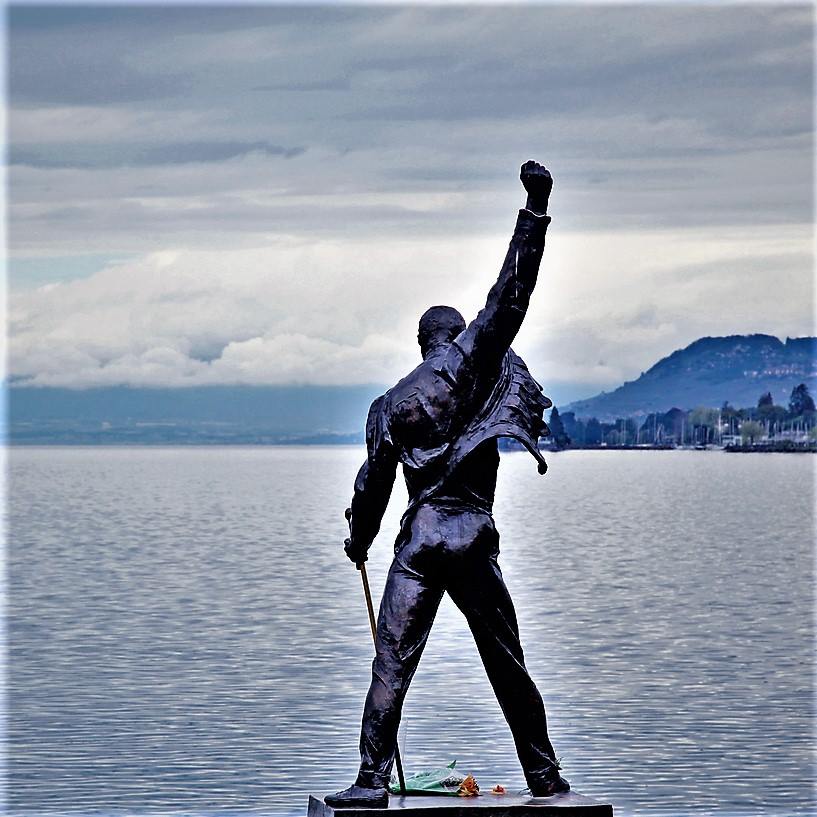 Estatua de Freddie Mercury en Montreux