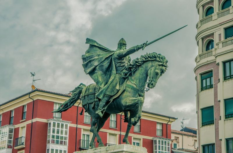 Ruta por Burgos en un día, estatua del Cid