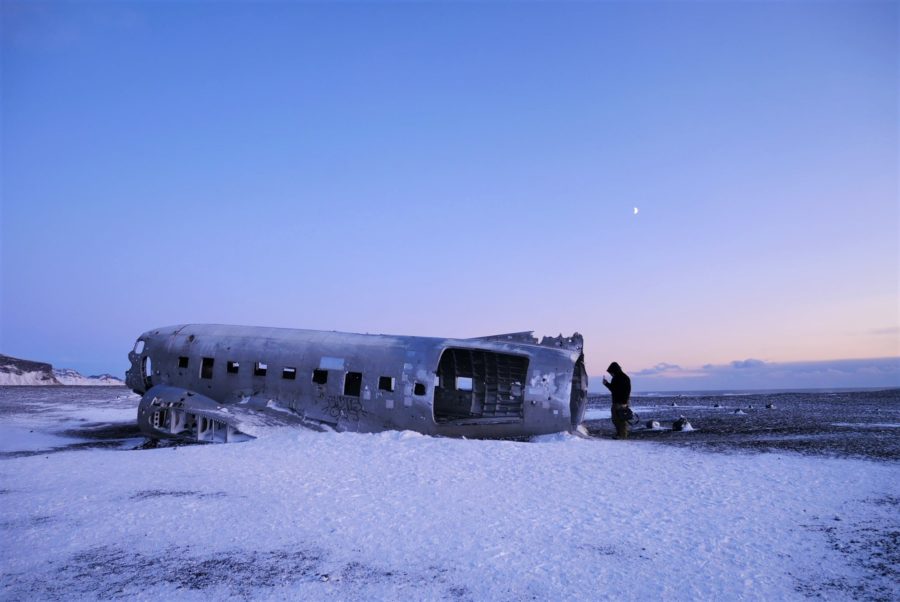 El avión abandonado de Islandia