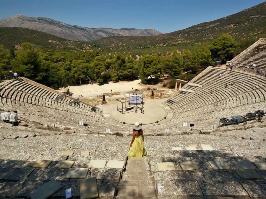 Teatro Epidauro, lugares que ver en el Peloponeso, Grecia