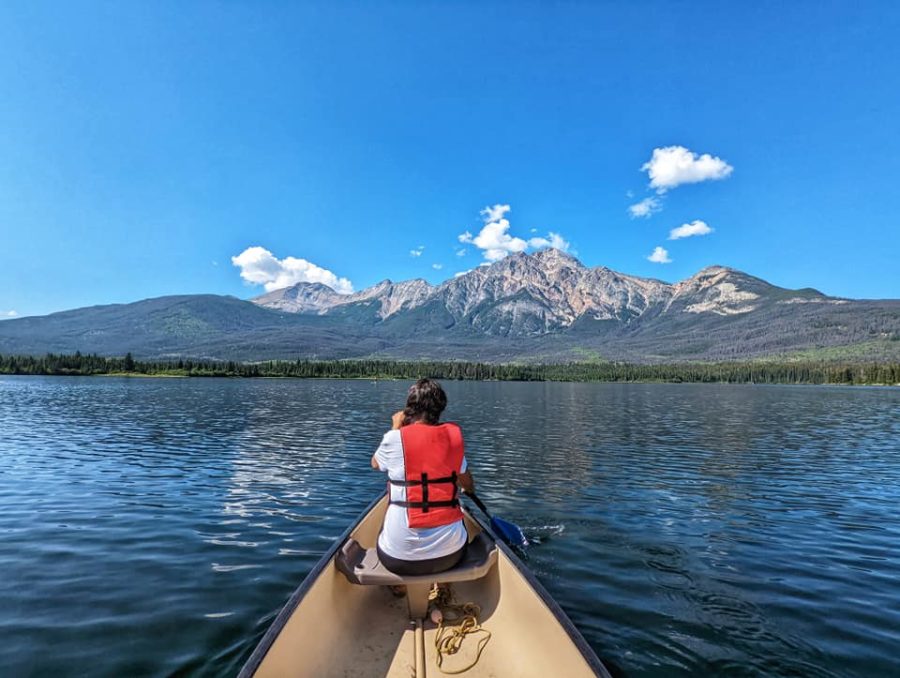 Pyramid Lake, PN Jasper, Ruta por Canadá en 20 días