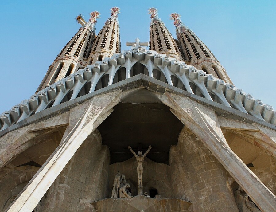 Fachada de la Pasión, visitar la Sagrada Familia de Barcelona