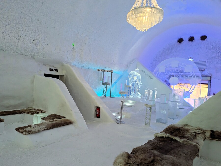 El hotel de hielo en Suecia: Â¿te atreverÃ­as a dormir bajo cero"